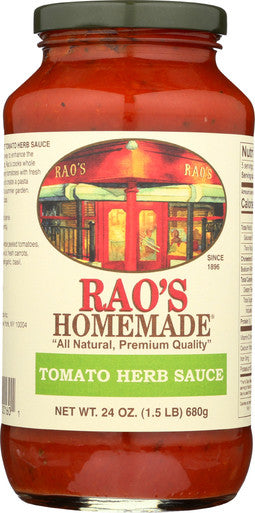 Rao's Homemade Tomato Herb Sauce; 24 Ounces; 12 Per Case - High Mart Wholesale