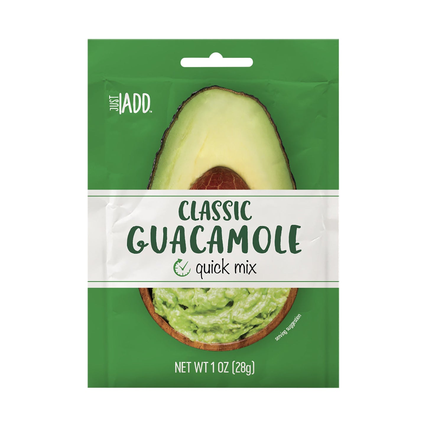 Just Add Classic Guacamole Mix Packets; 1 Ounce; 18 Per Case - High Mart Wholesale