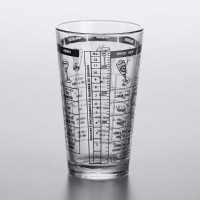 American Metalcraft Mixing Glass 16 Ounce; 24 Each; 1 Per Case - High Mart Wholesale