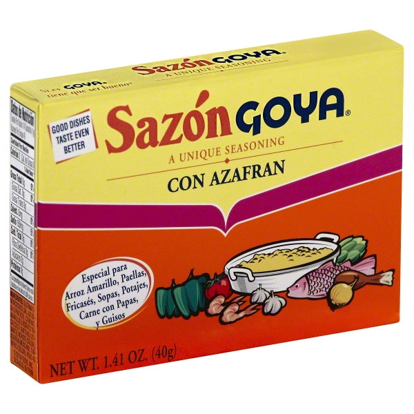 Goya Sazon Azafran; 1.41 Ounces; 36 Per Case