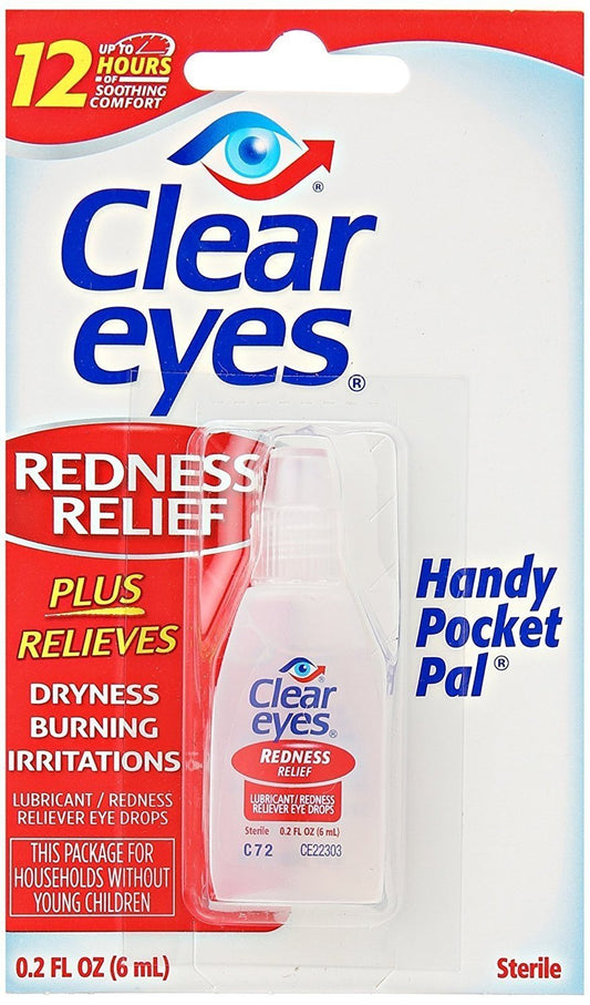 Ldsp Little Drug Store Clear Eyes Redness Relief Peg; 0.2 Fluid Ounce; 48 Per Case - High Mart Wholesale