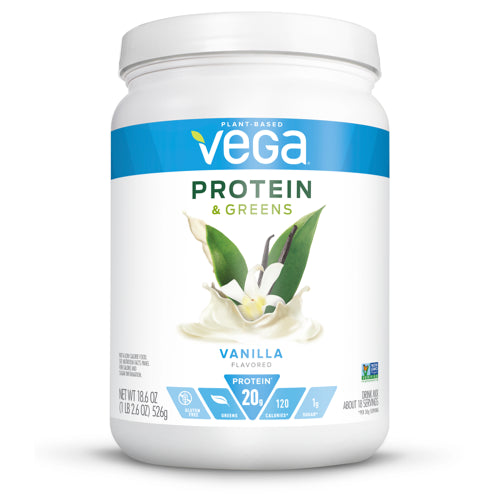 Vega Protein & Greens Vanilla; 18.6 Ounces; 12 Per Case - High Mart Wholesale