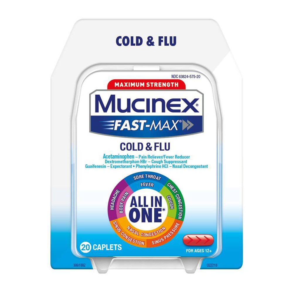 Mucinex Maxi-Angler Cough & Cold; 20 Each; 6 Per Case - High Mart Wholesale