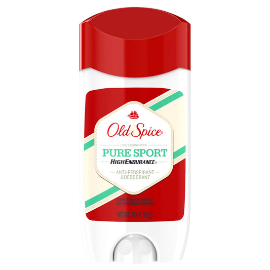 Old Spice High Endurance Invisible Solid Pure Sport; 3 Ounce; 6 Per Box; 2 Per Case