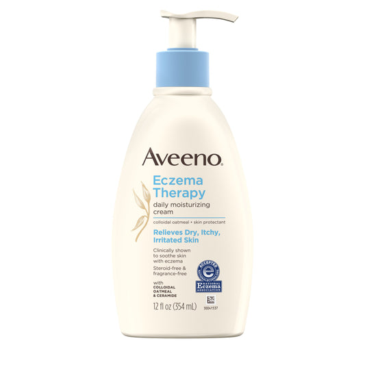 Aveeno Eczema Therapy Moisturizing Lotion; 12 Fluid Ounces; 3 Per Box; 4 Per Case - High Mart Wholesale