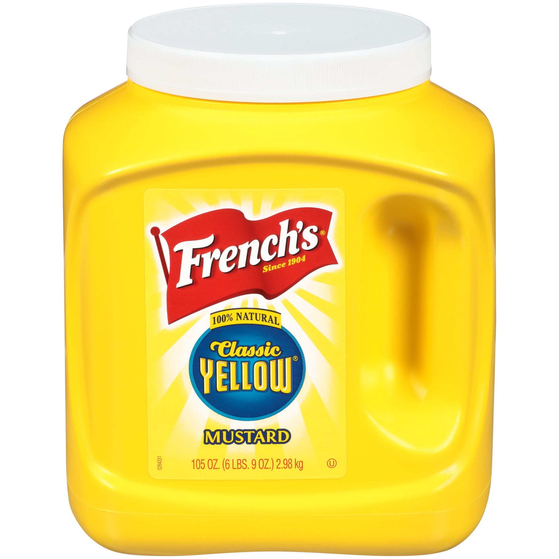 French's Kosher Yellow Mustard Bulk; 105 Ounce; 4 Per Case - High Mart Wholesale