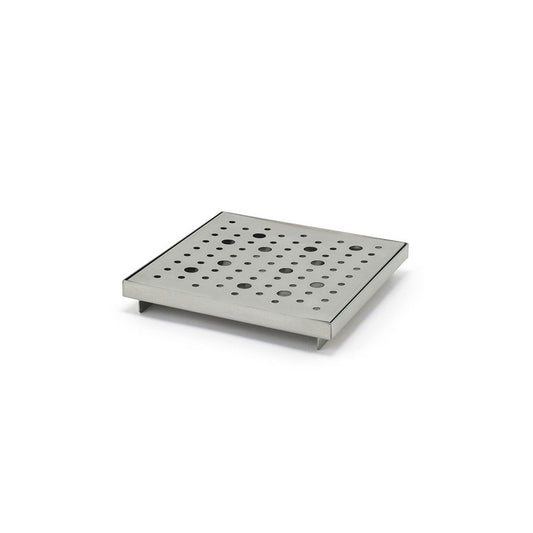 Front Of The House Footed Stainless Steel Drip Tray; 6 Each; 1 Per Case - High Mart Wholesale