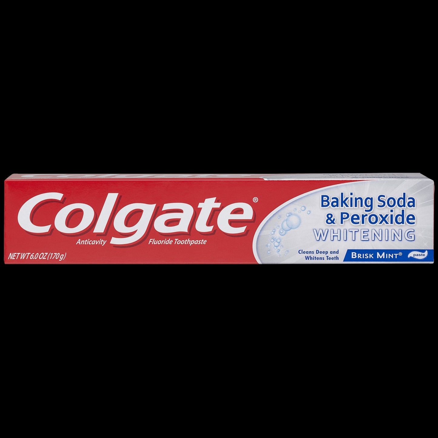 Colgate Baking Soda & Peroxide Whitening Brisk Mint Toothpaste; 6 Ounces; 6 Per Box; 4 Per Case