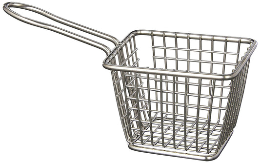 American Metalcraft Stainless Steel Rectangle Fry Basket; 1 Each - High Mart Wholesale