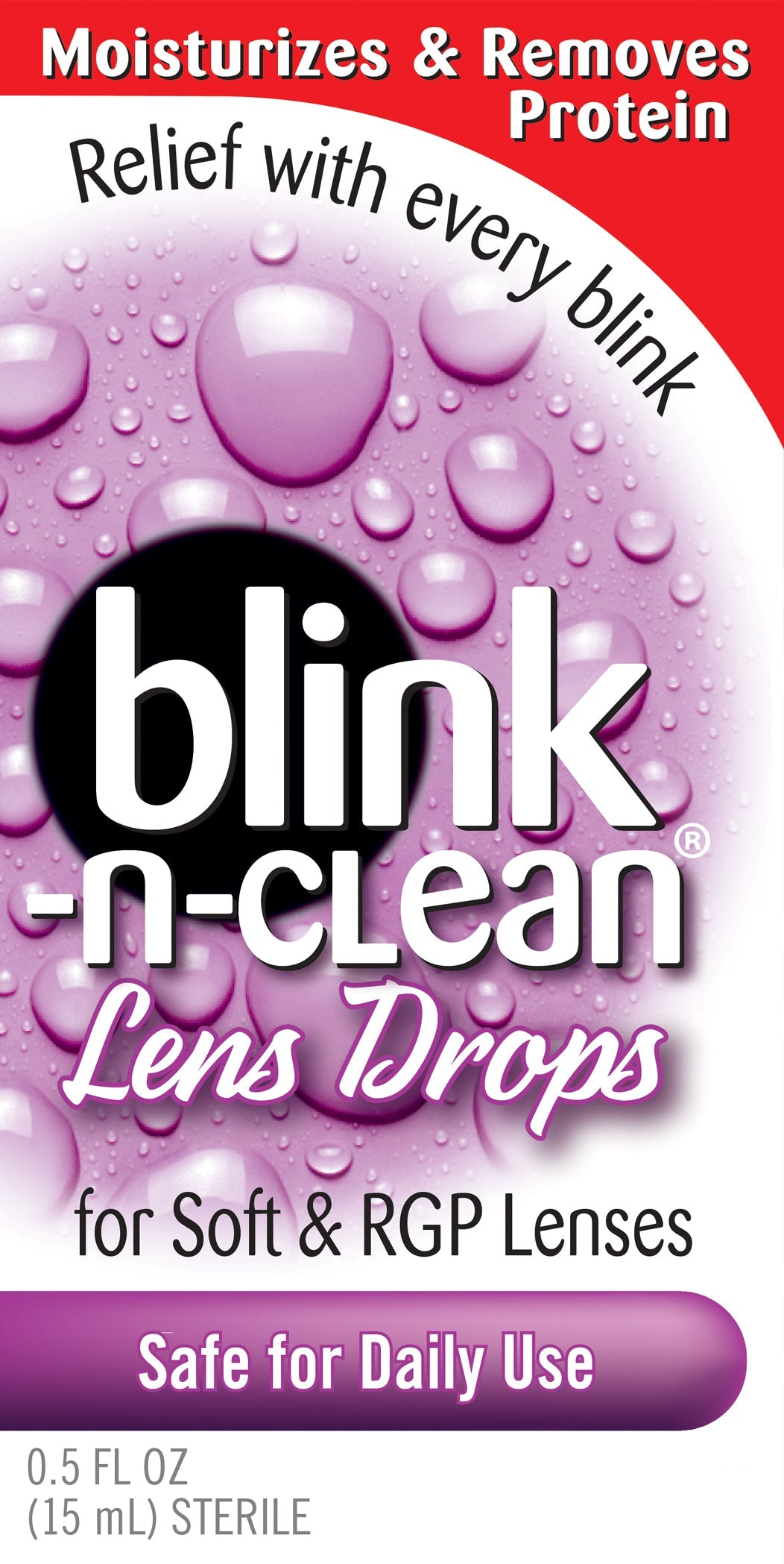 Blink-N-Clean Lens Drops; 0.5 Fluid Ounces; 6 Per Box; 4 Per Case - High Mart Wholesale