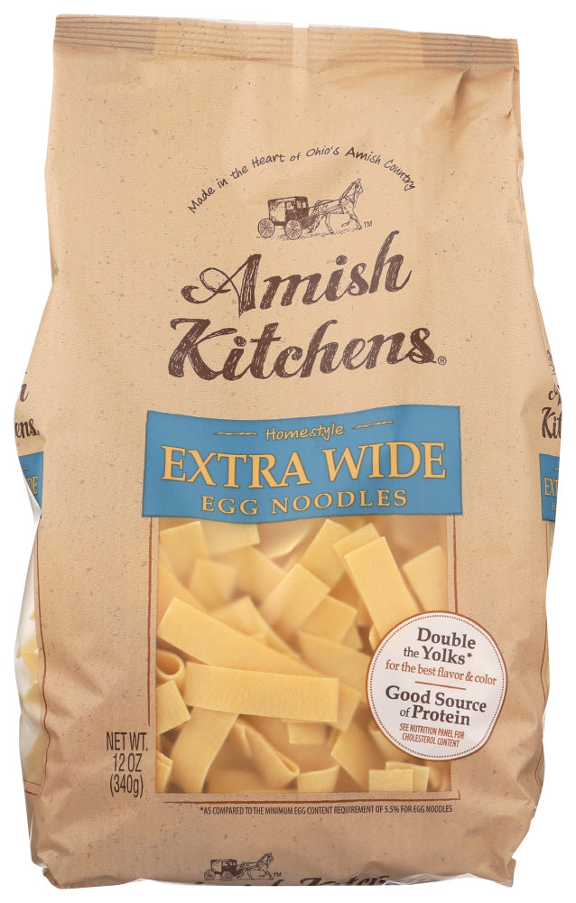 Amish Kitchens Extra Wide Egg Noodles; 12 Ounces; 12 Per Case - High Mart Wholesale