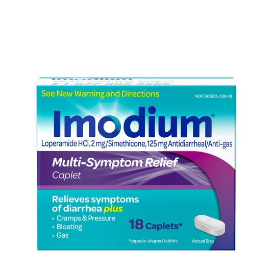 Imodium Multi-Symptom Relief; 18 Count; 6 Per Box; 6 Per Case