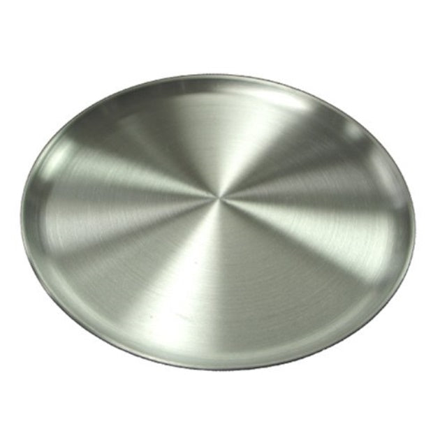 Winco 10 Inch Aluminum Pizza Tray; 36 Each; 1 Per Case - High Mart Wholesale