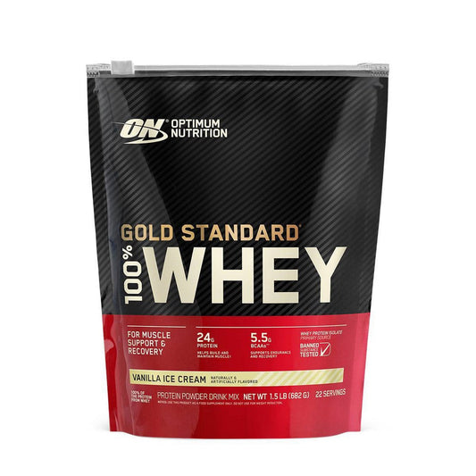 Optimum Nutrition Whey Vanilla Ice Cream; 1 Each; 1 Per Box; 6 Per Case - High Mart Wholesale