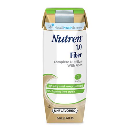 Nutren 1.0 Malnutrition Unflavored Prebio 1 Liquid Formula; 8.45 Fluid Ounce; 24 Per Case - High Mart Wholesale