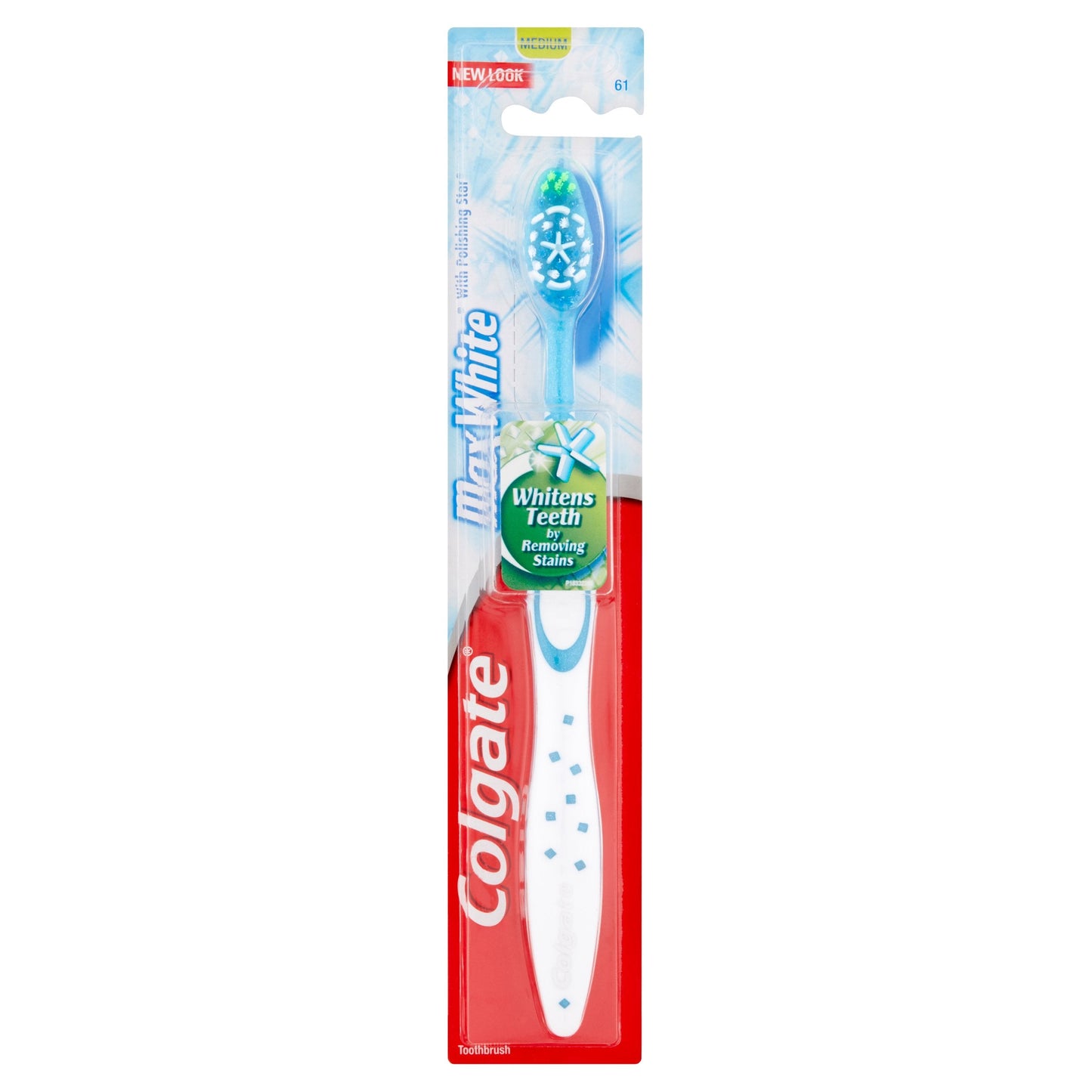 Colgate Max White Toothbrush Full Head Medium; 1 Each; 6 Per Box; 12 Per Case