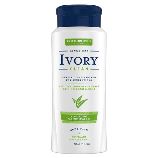 Ivory Shower & Bath Liquid Body Wash; 21 Fluid Ounce; 4 Per Case