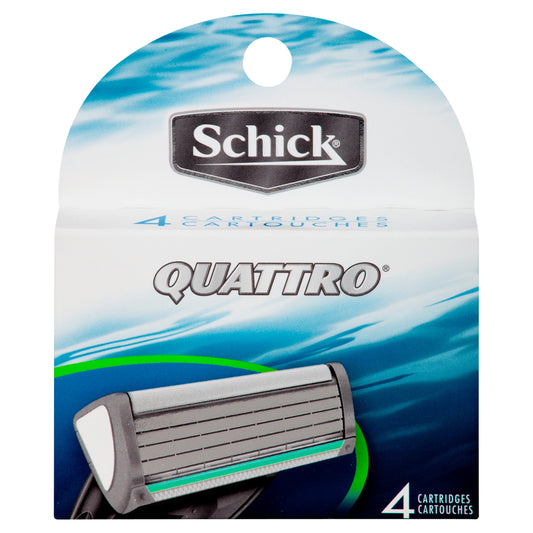 Schick Quattro Refill; 4 Count; 12 Per Box; 6 Per Case - High Mart Wholesale