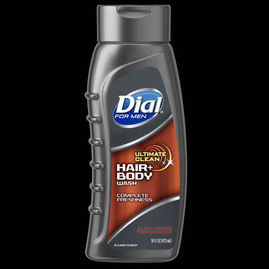 Dial For Men Hair & Body Wash Ultimate Clean; 16 Fluid Ounce; 6 Per Case