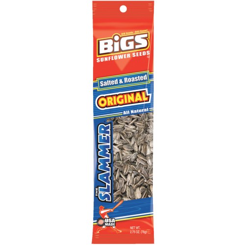 Bigs Original Roasted & Salted Sunflower Seeds; 2.75 Ounce; 12 Per Box; 6 Per Case - High Mart Wholesale