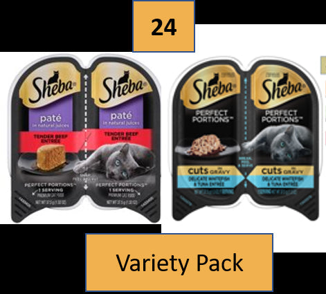 Sheba Premium Pate Beef; 2.6 Ounce; 24 Per Case