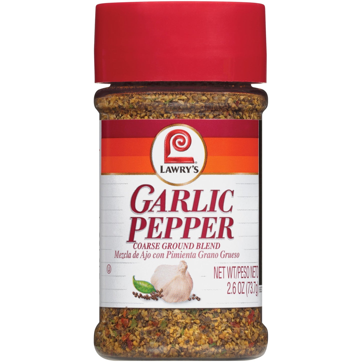 Lawry's Seasoning Garlic Pepper Petites; 2.6 Ounces; 12 Per Case