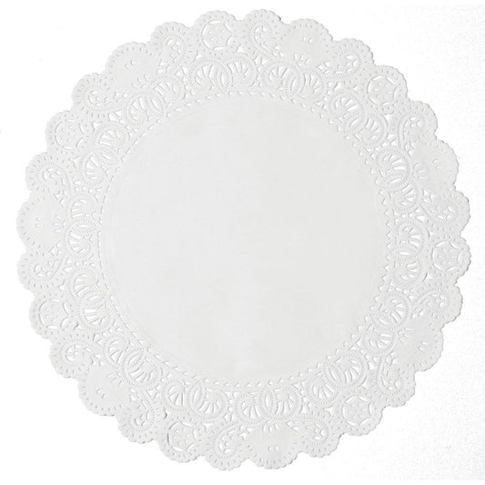 Lapaco 12 Inch Normandy Lace Doilies; 500 Each; 10 Per Case - High Mart Wholesale