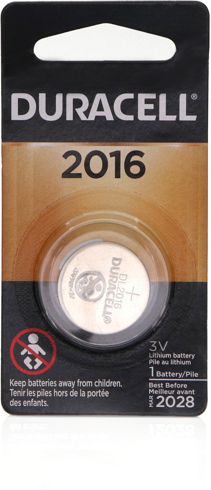 Duracell Duracell Coin Battery 2016; 1 Count; 6 Per Box; 6 Per Case - High Mart Wholesale