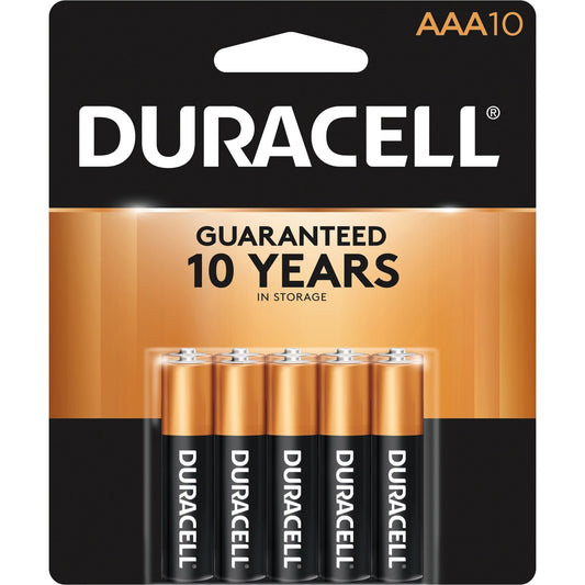 Duracell Ultra Duracell Coppertop Saver Aaa 10Pk; 10 Count; 10 Per Box; 4 Per Case - High Mart Wholesale