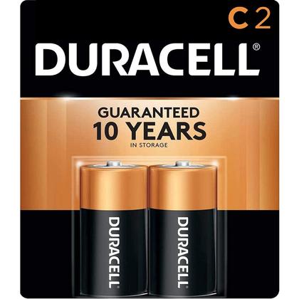 Duracell Ultra Coppertop C Batteries; 2 Count; 8 Per Box; 6 Per Case - High Mart Wholesale