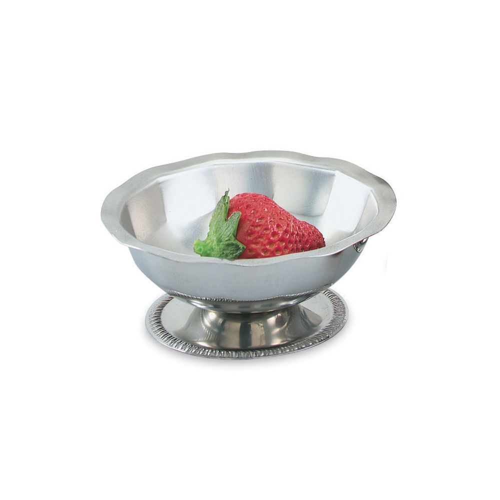 Vollrath Sherbet Dish 5 Ounce Paneled Scallop Top Edge; 12 Each; 1 Per Case