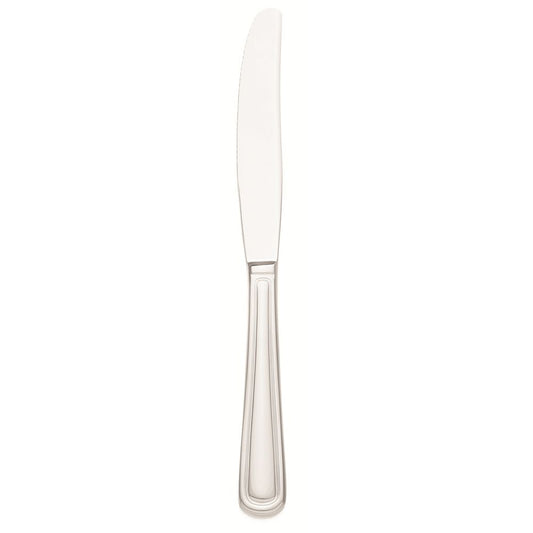 World Tableware Classic Rim Solid Handle Fluted Blade Dinner Knife 9 5/8"; 36 Each - High Mart Wholesale