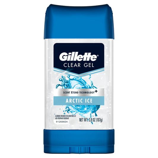 Gillette Deodorant Clear Gel Arctic Ice; 3.8 Ounce; 3 Per Box; 4 Per Case - High Mart Wholesale