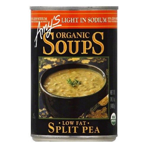 Amy's Soup Split Pea Organic Lite Sodium; 14.1 Ounce; 12 Per Case - High Mart Wholesale