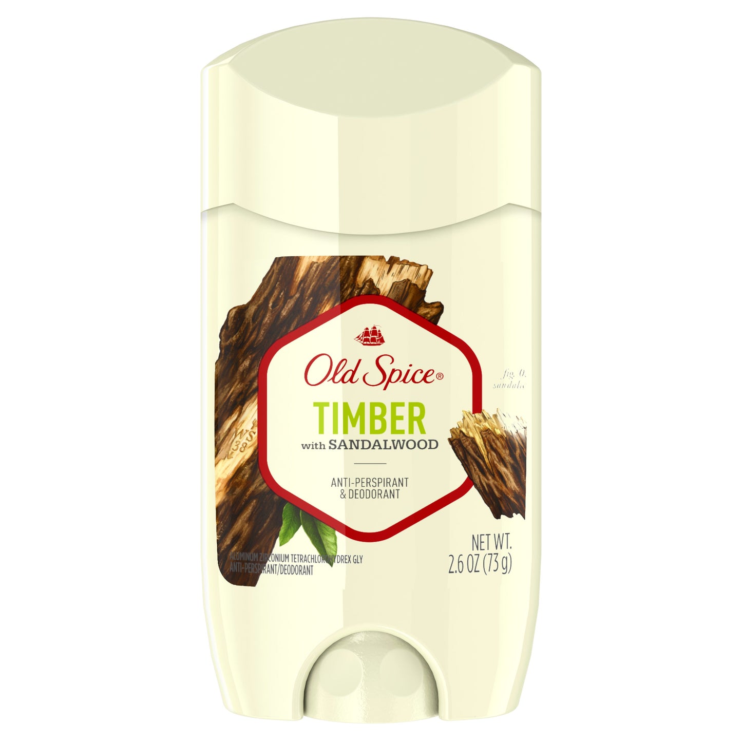 Old Spice Invisible Solid Deodorant Antiperspirant Timber; 2.6 Ounces; 3 Per Box; 4 Per Case
