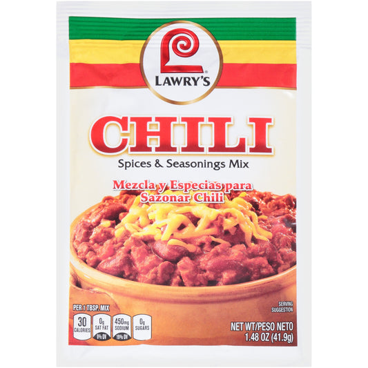 Lawry's Seasoning Mix Chili; 1.48 Ounces; 12 Per Case