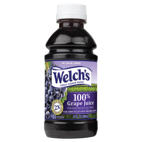 Welch's 100% Grape Juice; 10 Fluid Ounce; 24 Per Case - High Mart Wholesale