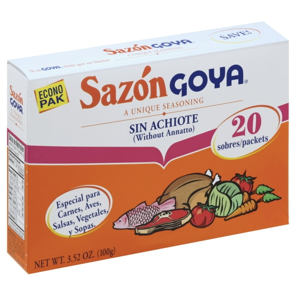 Goya Sazon Econopak; 3.52 Ounces; 18 Per Case