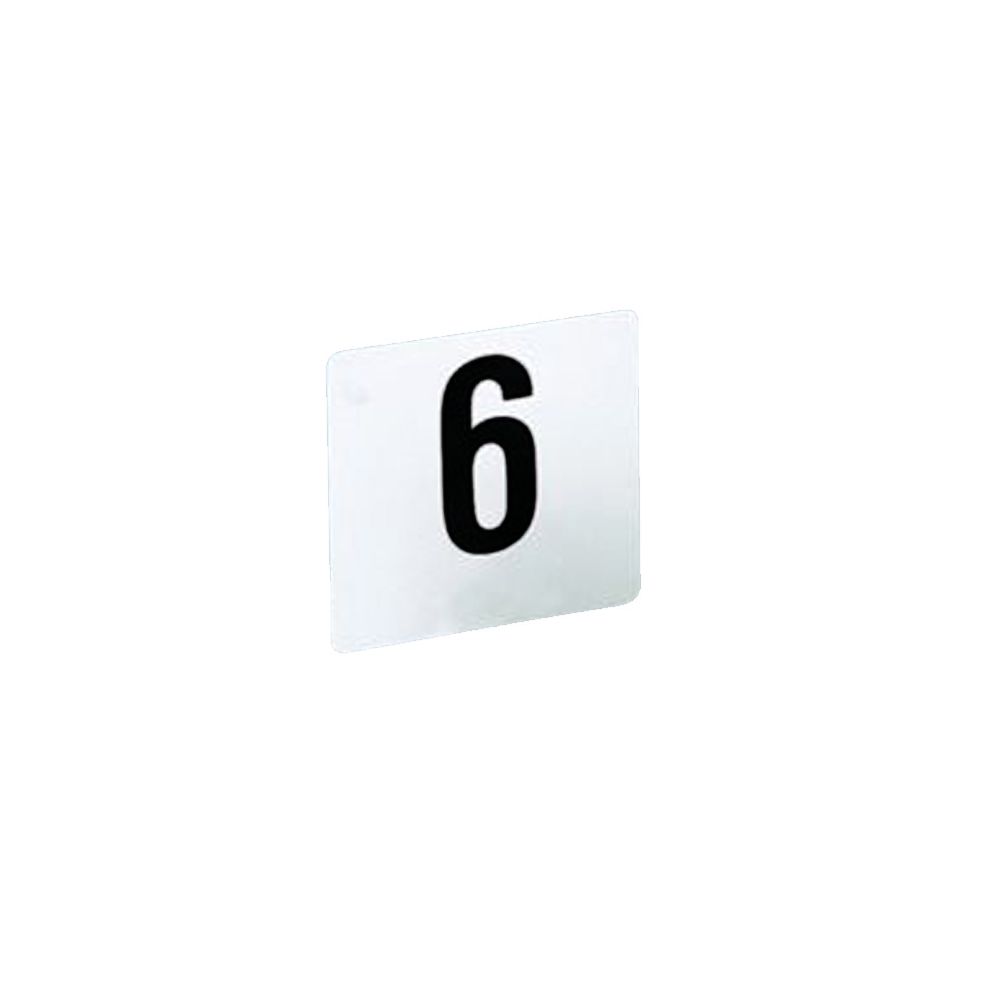 American Metalcraft Table Number Cards; 1 Each - High Mart Wholesale