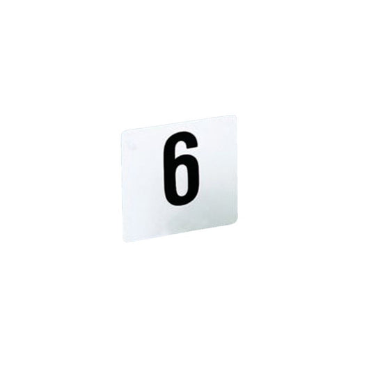 American Metalcraft Table Number Cards; 1 Each - High Mart Wholesale