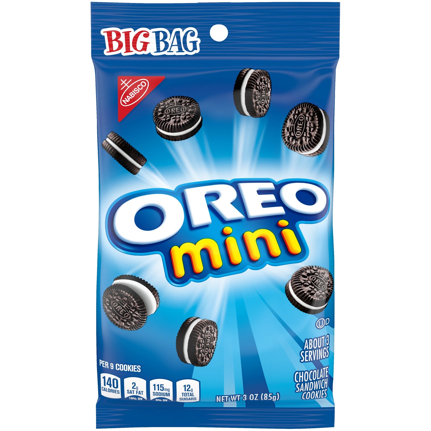 Oreo Big Bag Mini Cookie; 3 Ounces; 12 Per Case - High Mart Wholesale