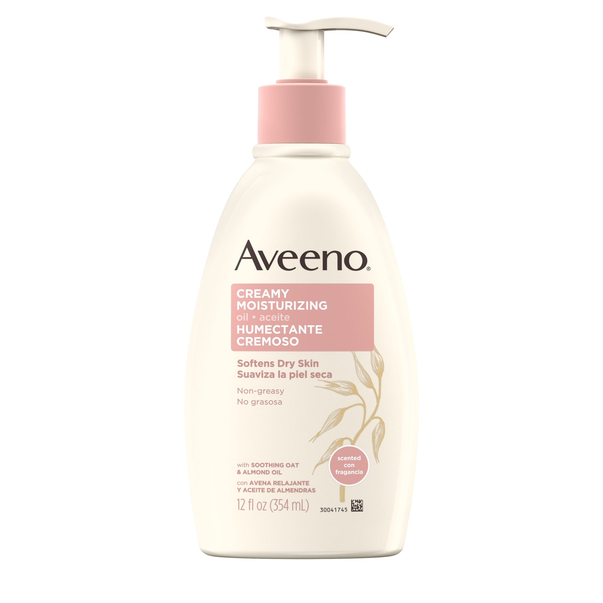 Aveeno Creamy Moisture Oil; 12 Fluid Ounce; 3 Per Box; 4 Per Case - High Mart Wholesale