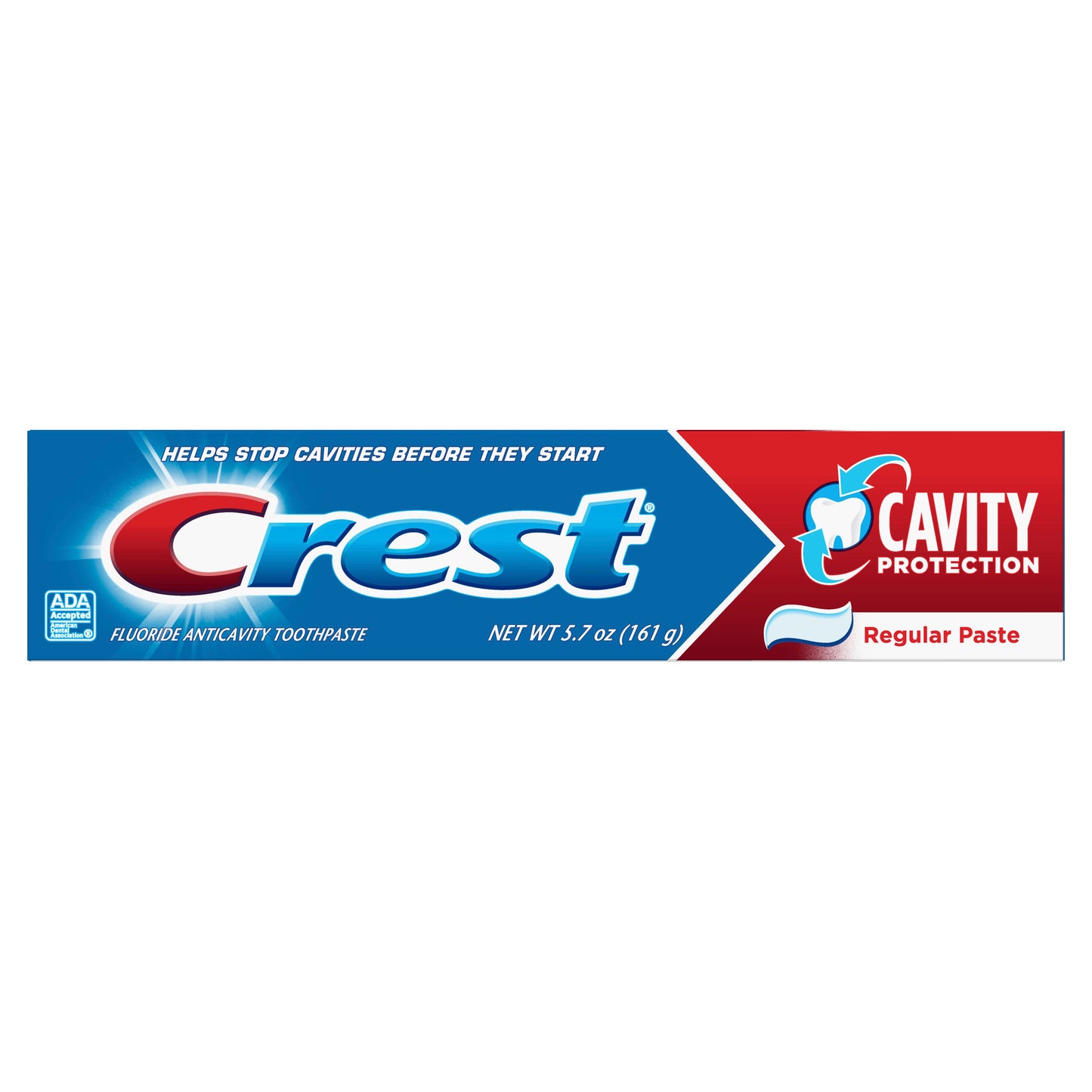 Crest Cavity Toothpaste Regular; 5.7 Ounces; 12 Per Box; 2 Per Case