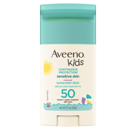 Aveeno Kids Sunscreen Spf 50 Stick; 1.5 Ounces; 3 Per Box; 4 Per Case - High Mart Wholesale