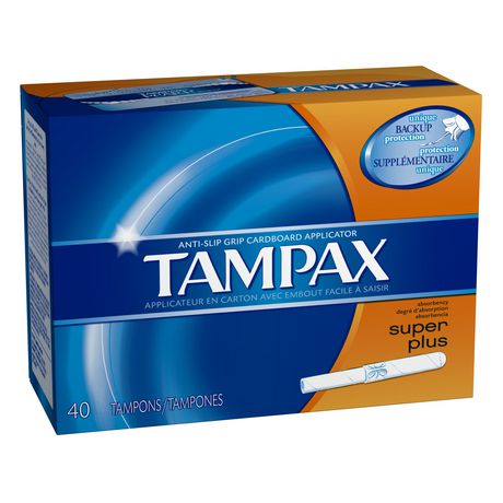 Tampax Tampon Super Plus; 40 Count; 12 Per Case