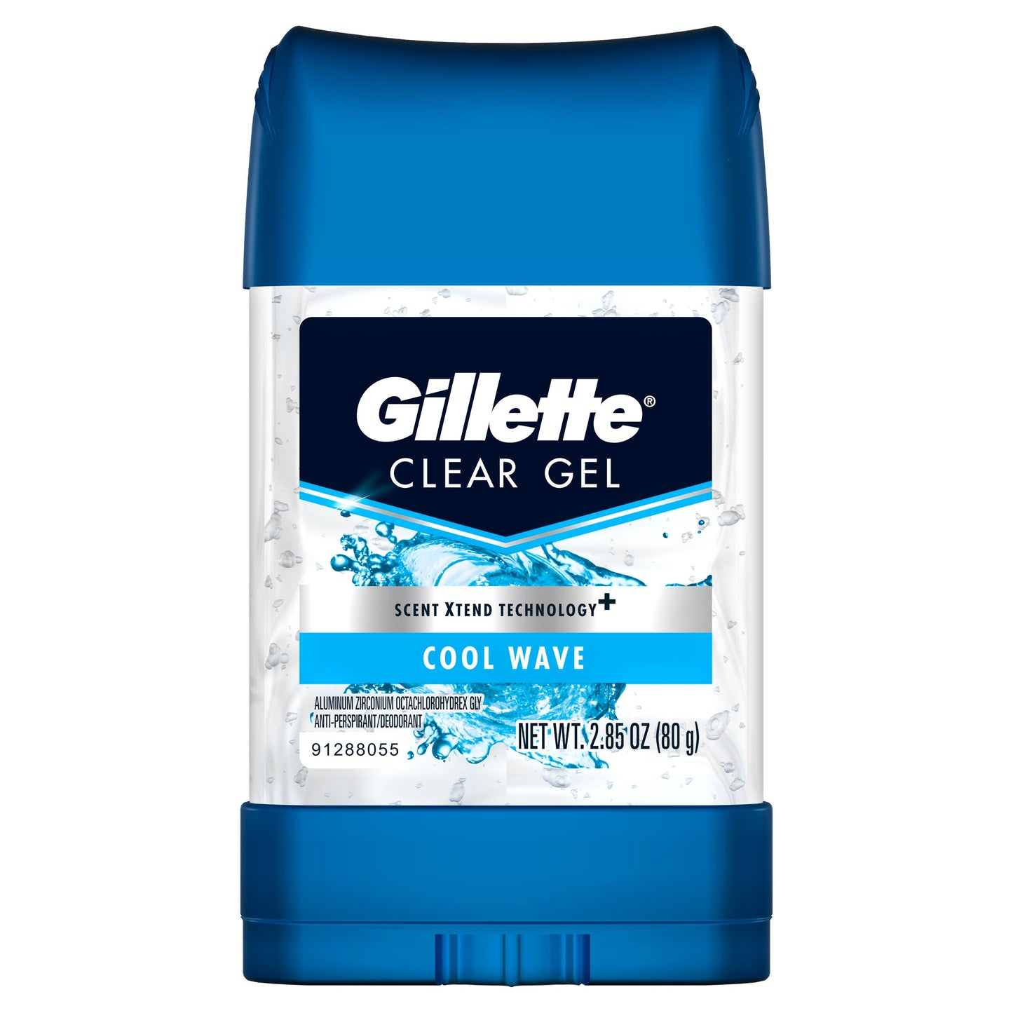 Gillette Shave Gel Clear Cool Wave; 2.85 Ounces; 3 Per Box; 4 Per Case