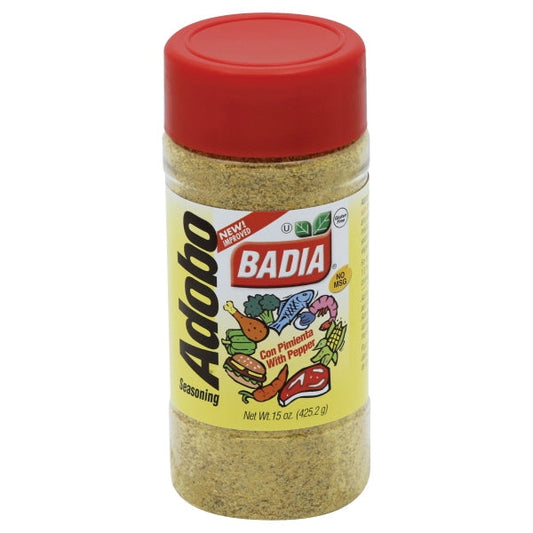 Badia Adobo With Pepper; 15 Ounces; 12 Per Case