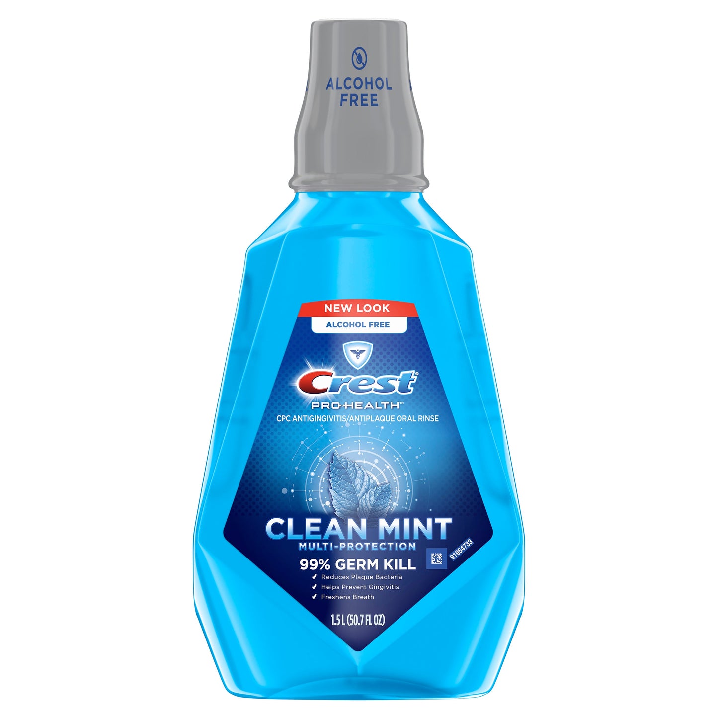 Crest Pro Health Mouthwash Clean Mint; 50.7 Fluid Ounces; 4 Per Case