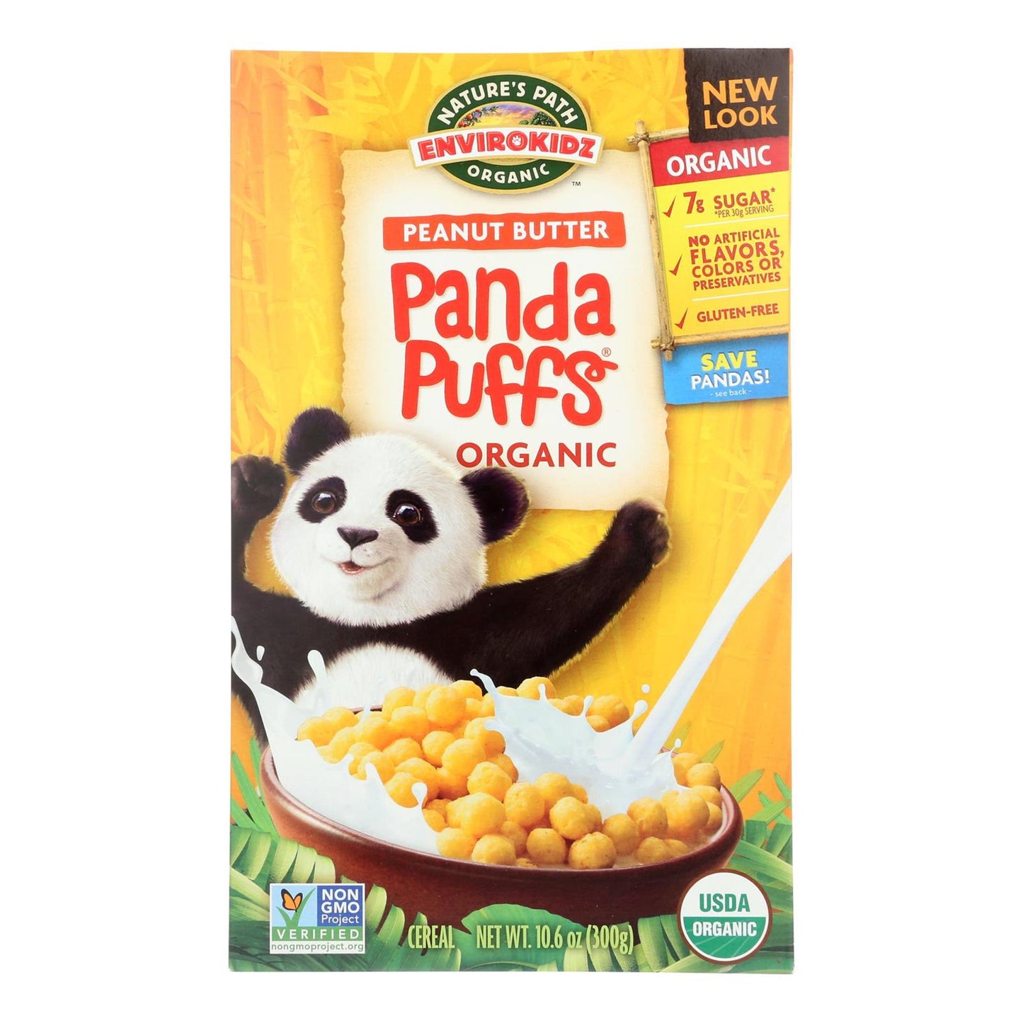 Envirokids Panda Puffs; 10.6 Ounces; 12 Per Case - High Mart Wholesale