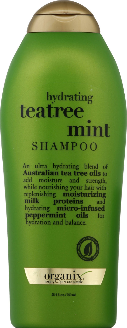 Ogx Teatree Mint Shampoo; 25.4 Fluid Ounce; 4 Per Case